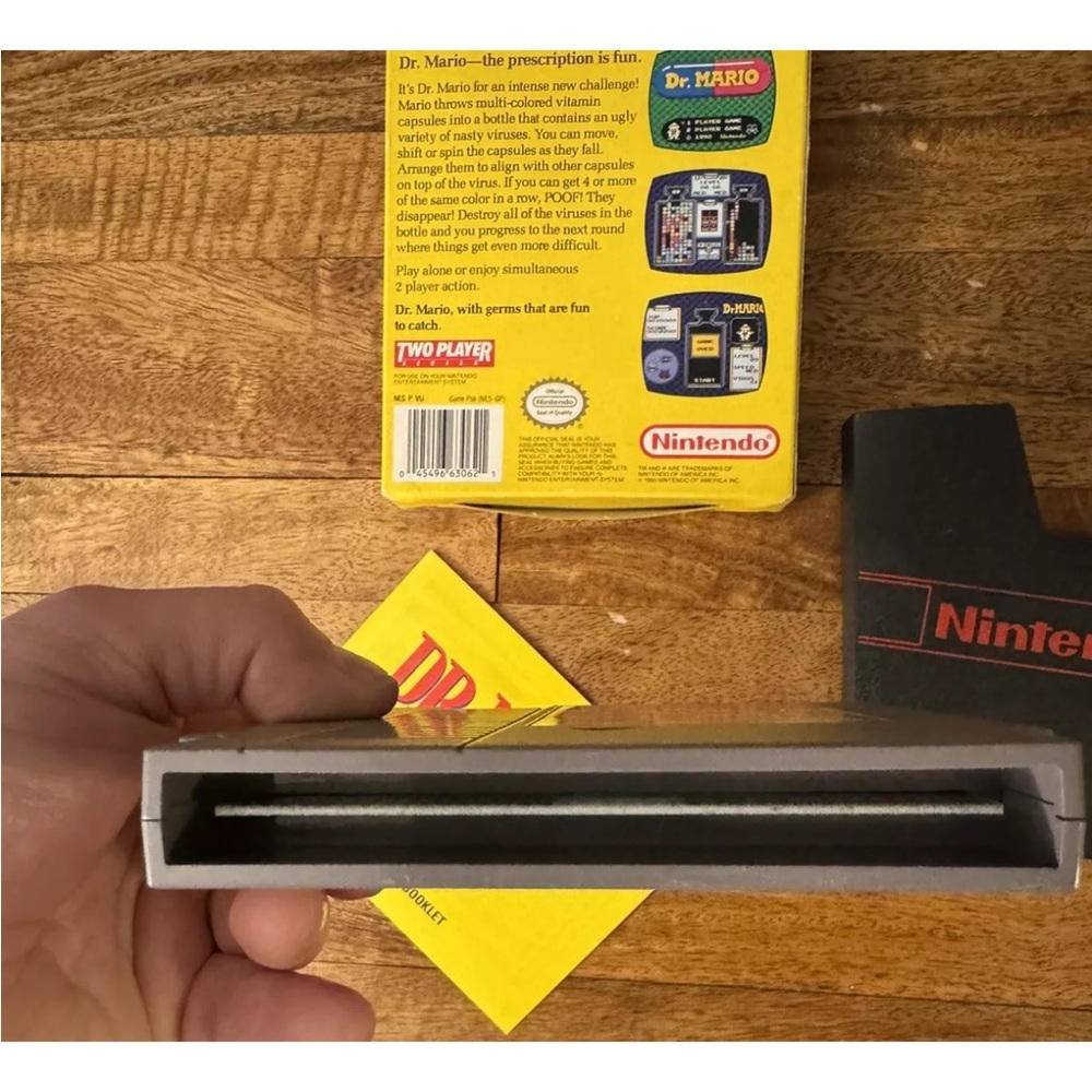 Dr. Mario NES 1990 Complete in Box CIB w/ Manual & Sleeve – UNTESTED Original - Picture 11 of 11